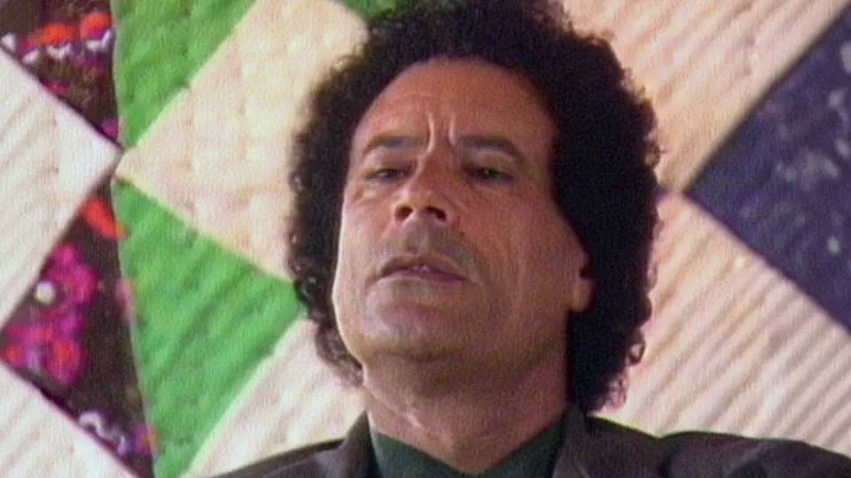 Muammar Gaddafi Stock Footage.